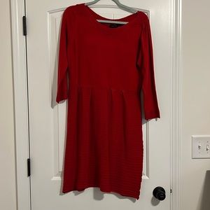 Red Sweater Dress- The Limited- Size Large. Never Worn